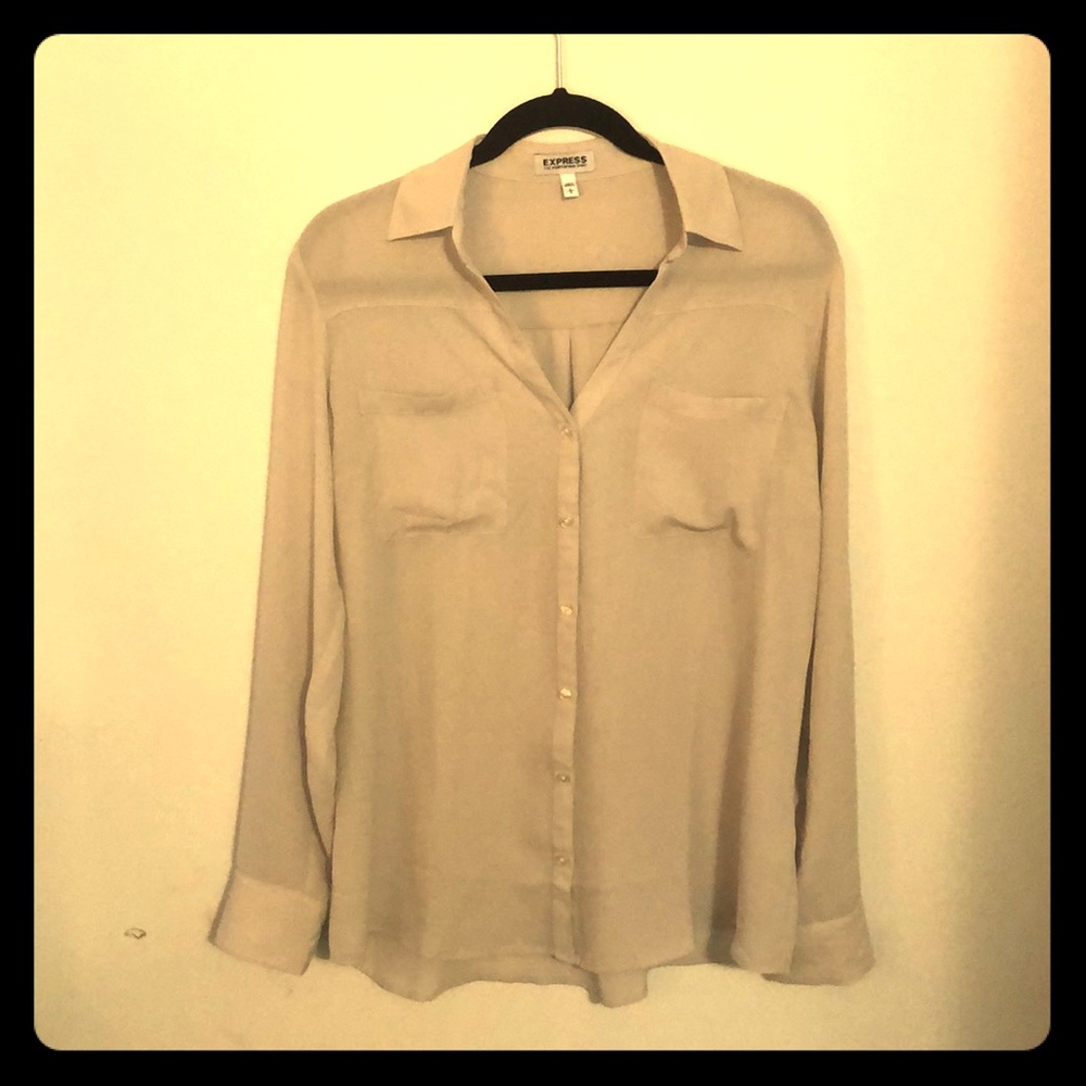 Tan express blouse